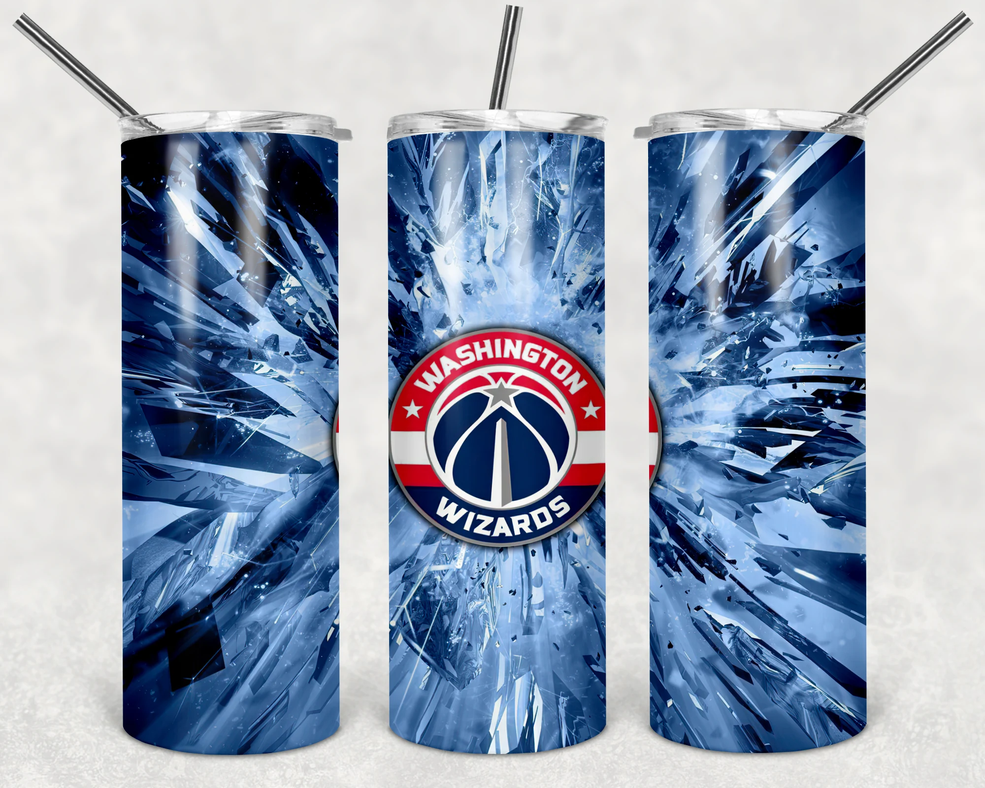 Washington Wizards 20 oz tumbler sublimation wrap