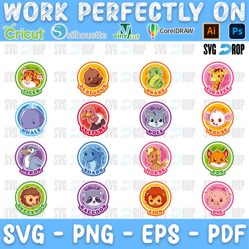 Animals SVG bundle