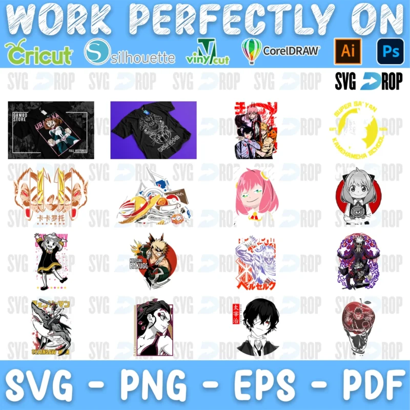 ANIME COLLECTION Vol 1 Bundle SVG
