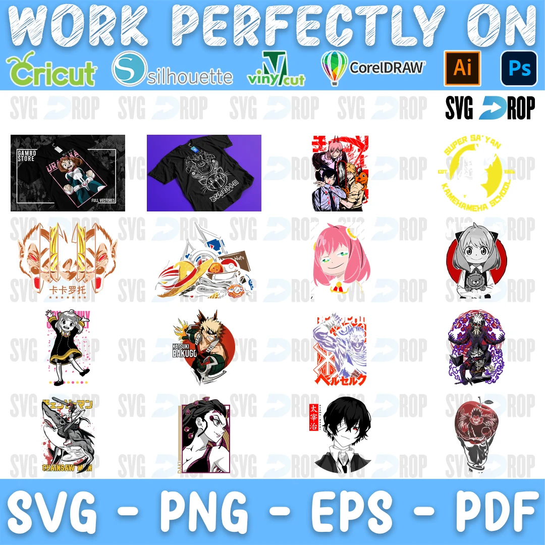 ANIME COLLECTION Vol 1 Bundle SVG