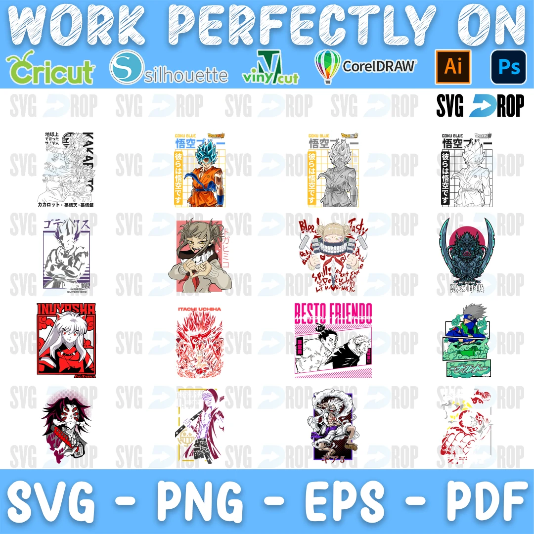 ANIME COLLECTION Vol 2 Bundle SVG