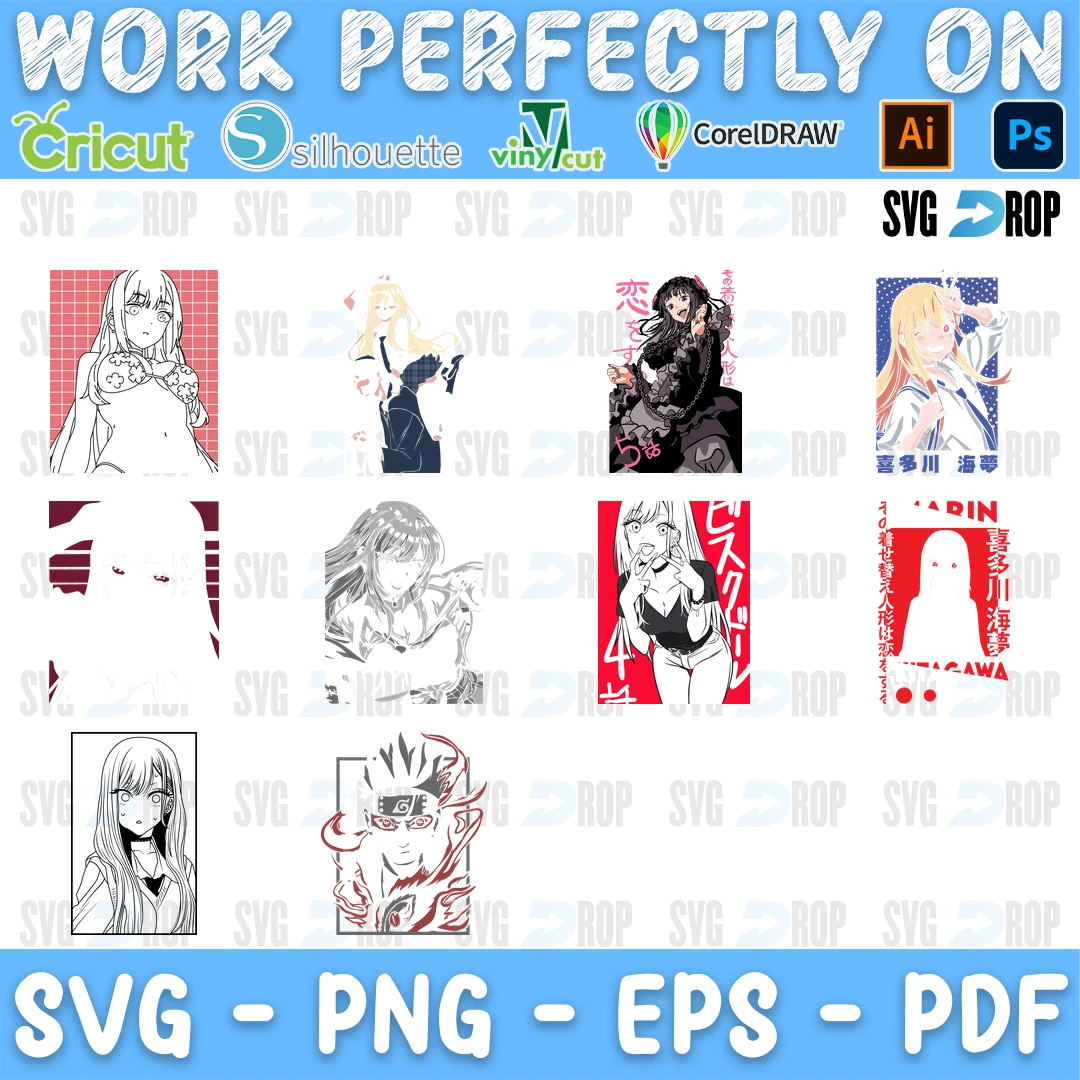 ANIME COLLECTION Vol 3 Bundle SVG