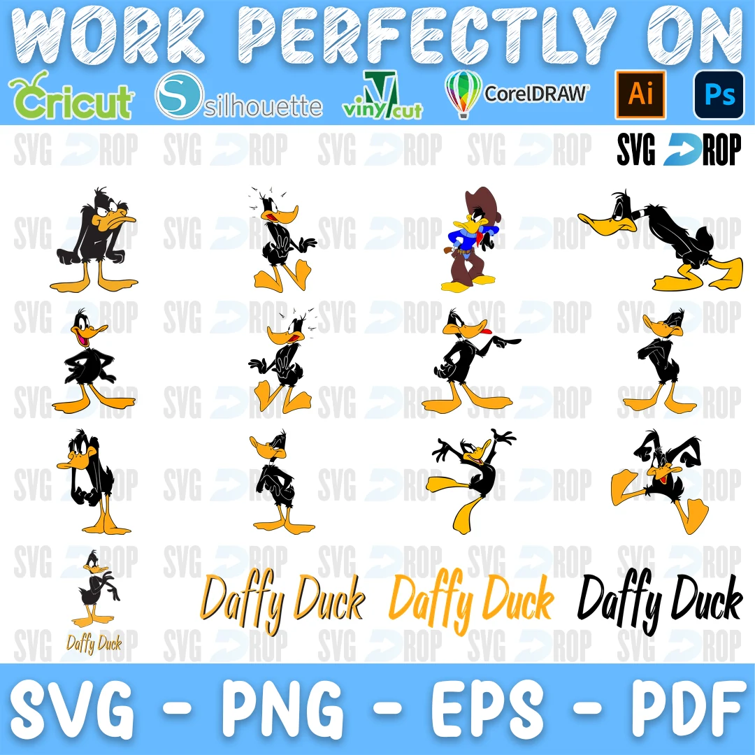 Daffy Duck Bundle SVG