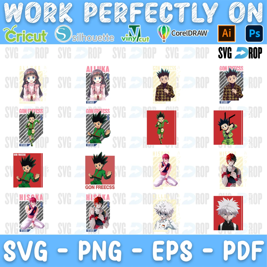 Hunter X Hunter Bundle SVG