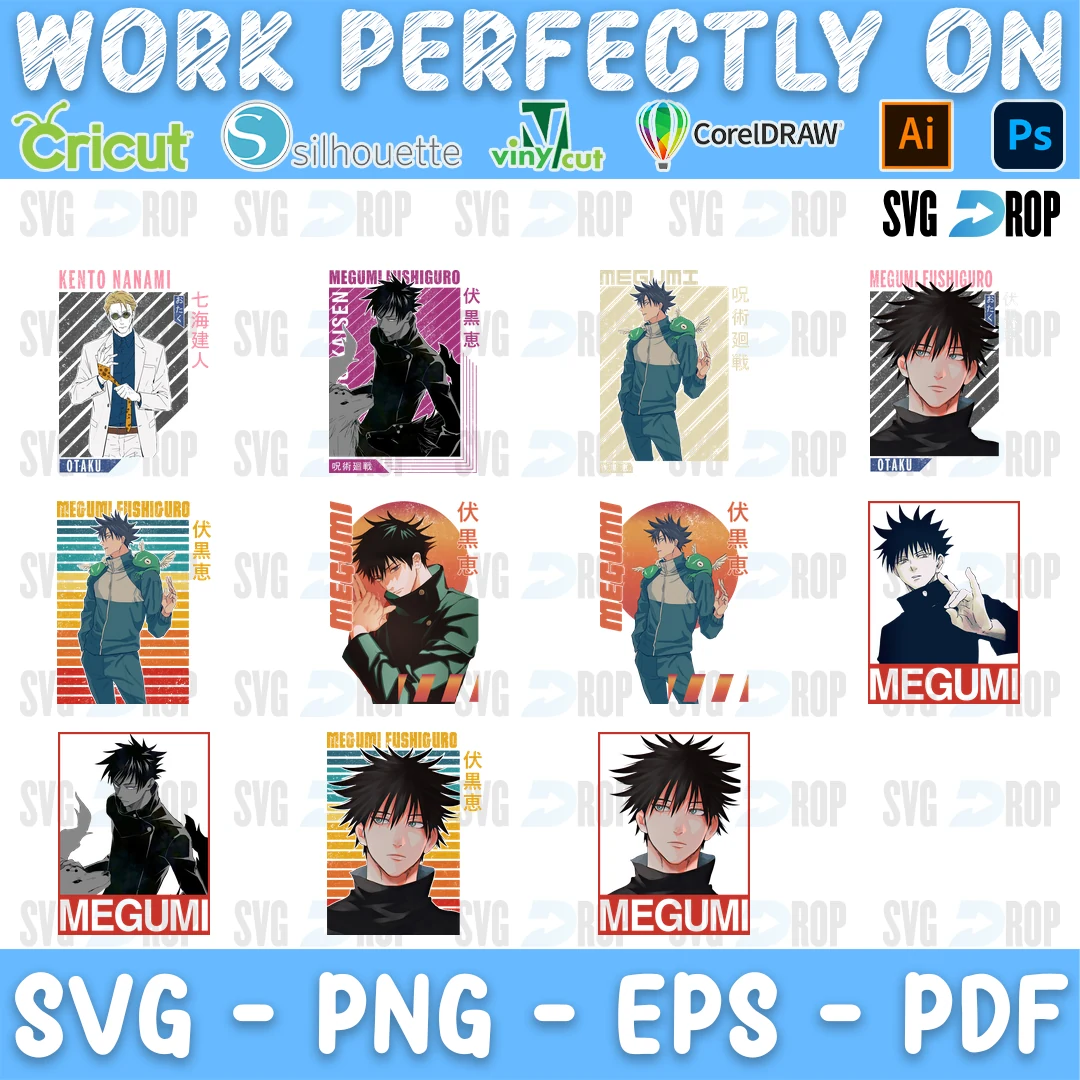 Jujutsu Kaisen Vol 1 Bundle SVG