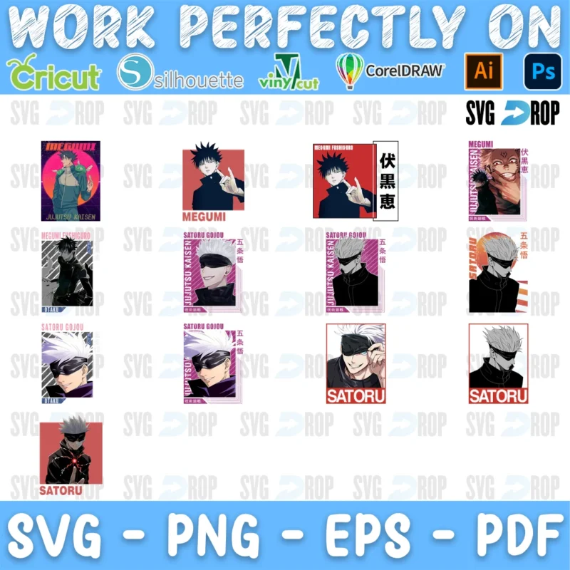 Jujutsu Kaisen Vol 2 Bundle SVG