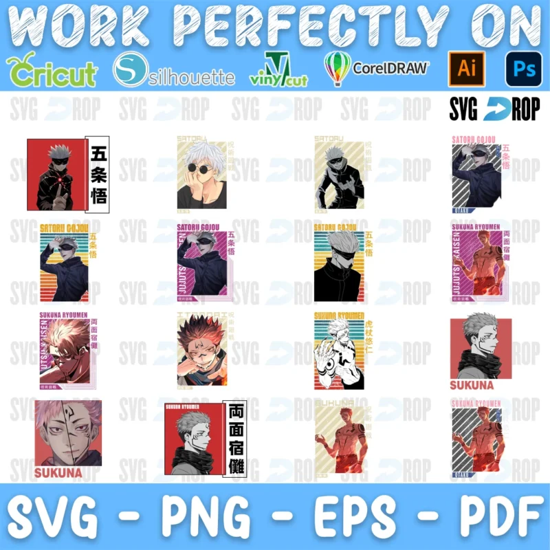 Jujutsu Kaisen Vol 3 Bundle SVG