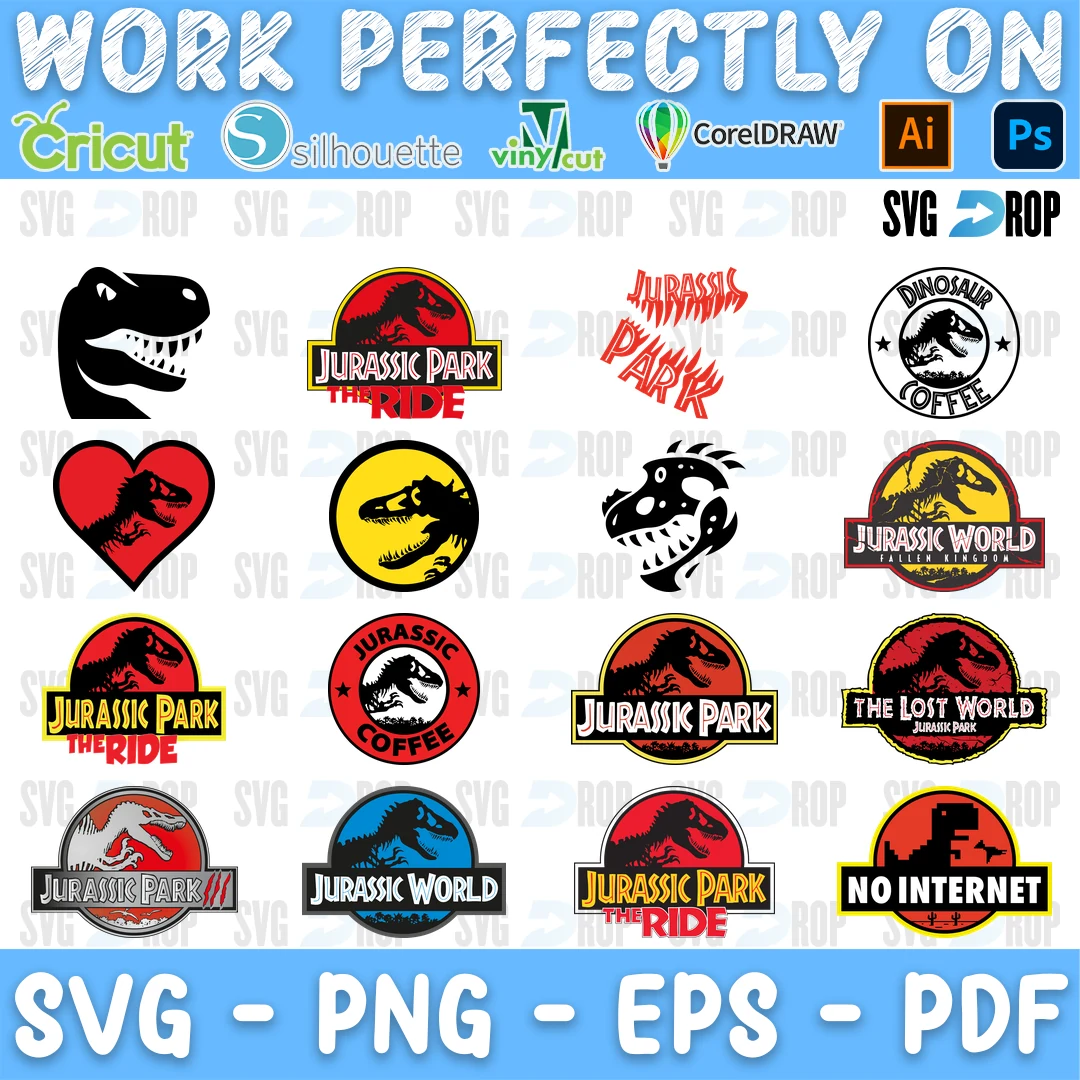 Jurassic World SVG bundle