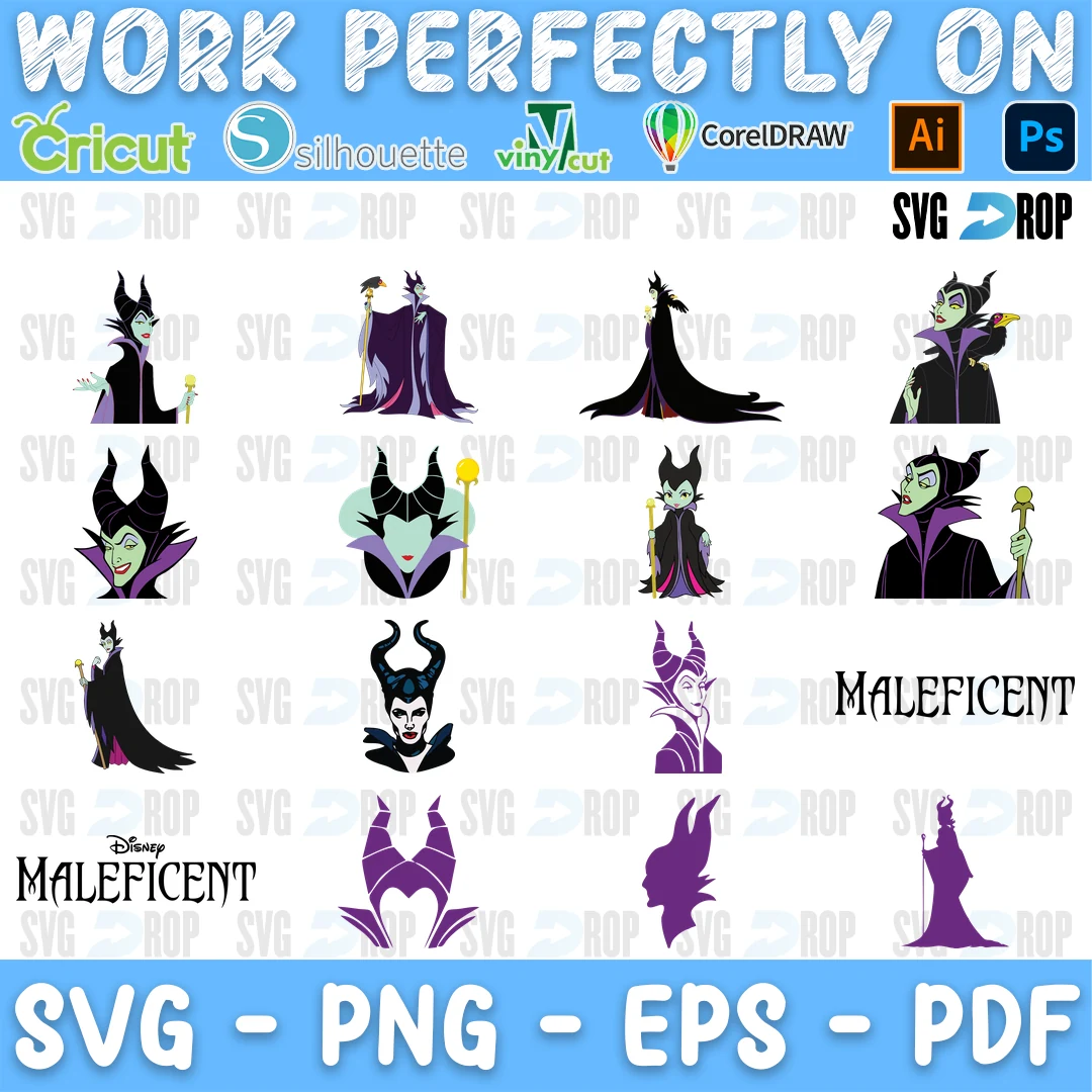 Maleficent Bundle SVG
