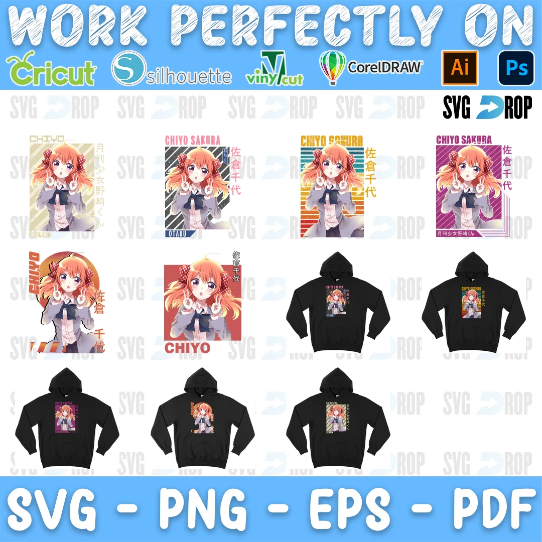 Monthly Girls Nozaki Kun SVG bundle