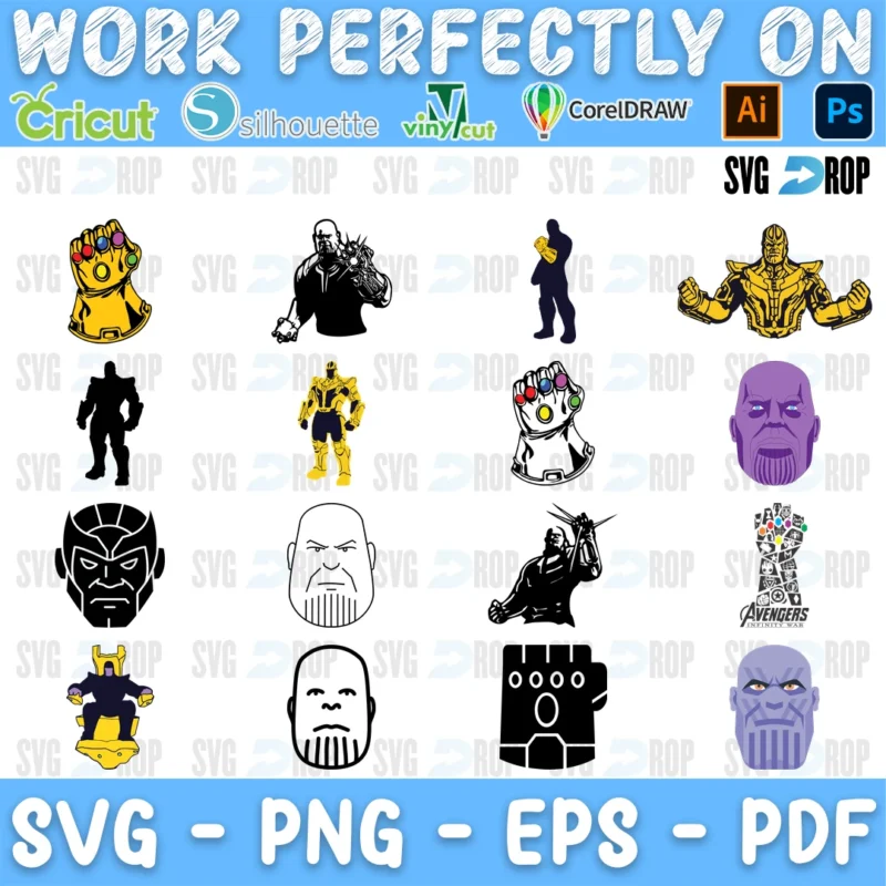 Thanos SVG bundle