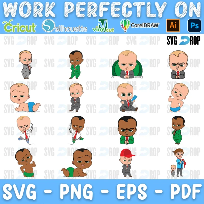 The Boss Baby SVG bundle