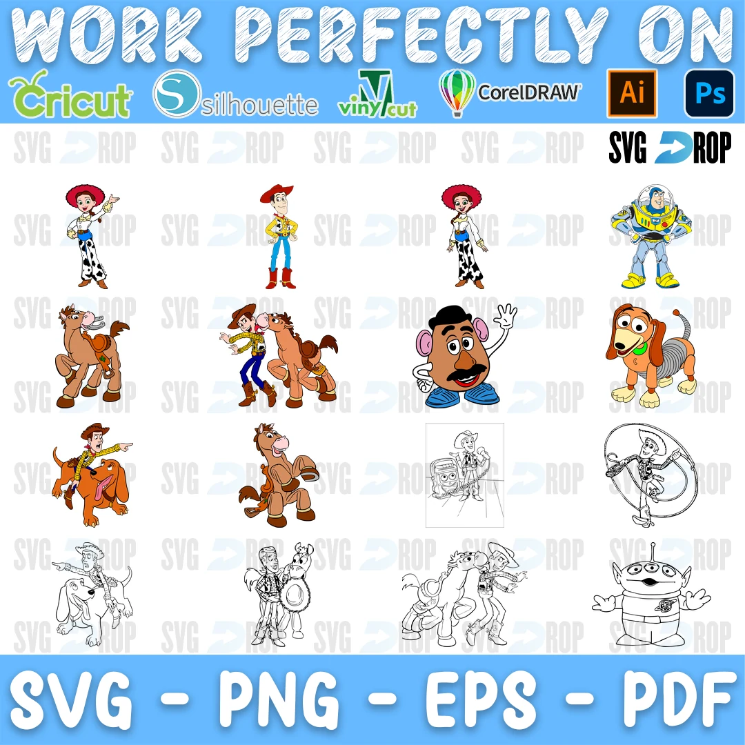 Toy Story Bundle SVG