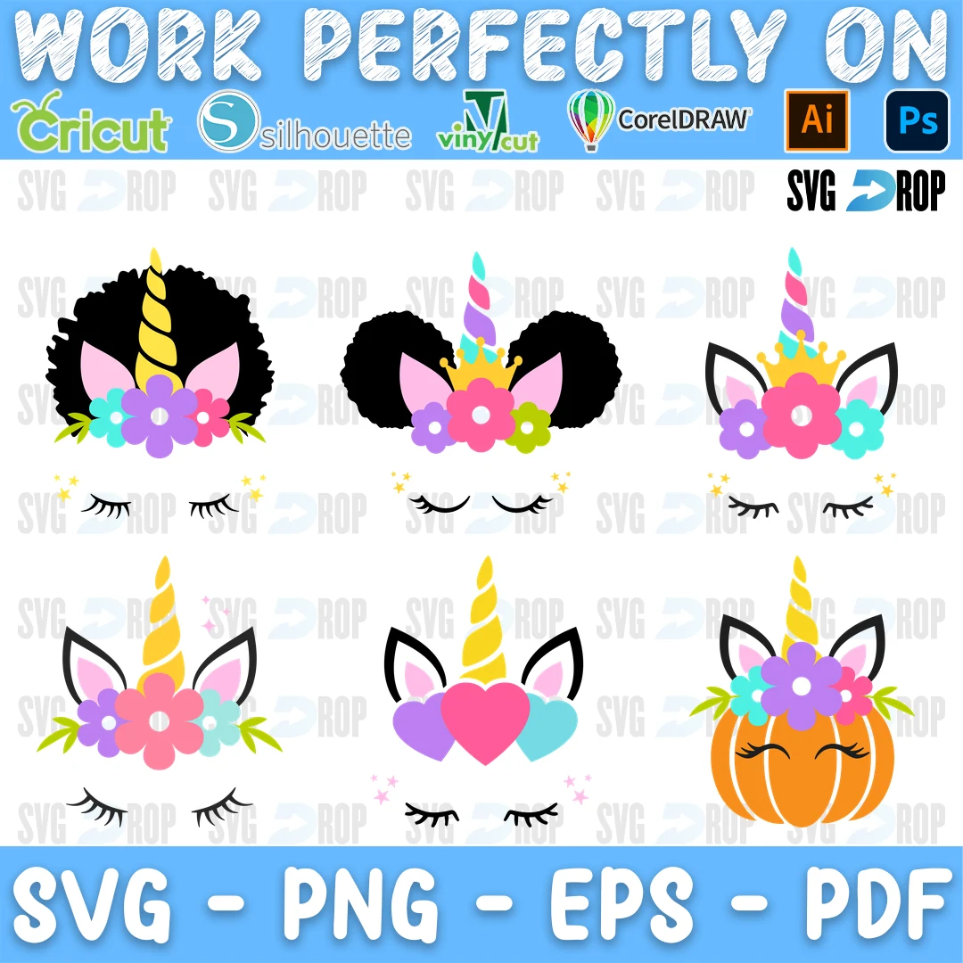 Unicorn Bundle SVG