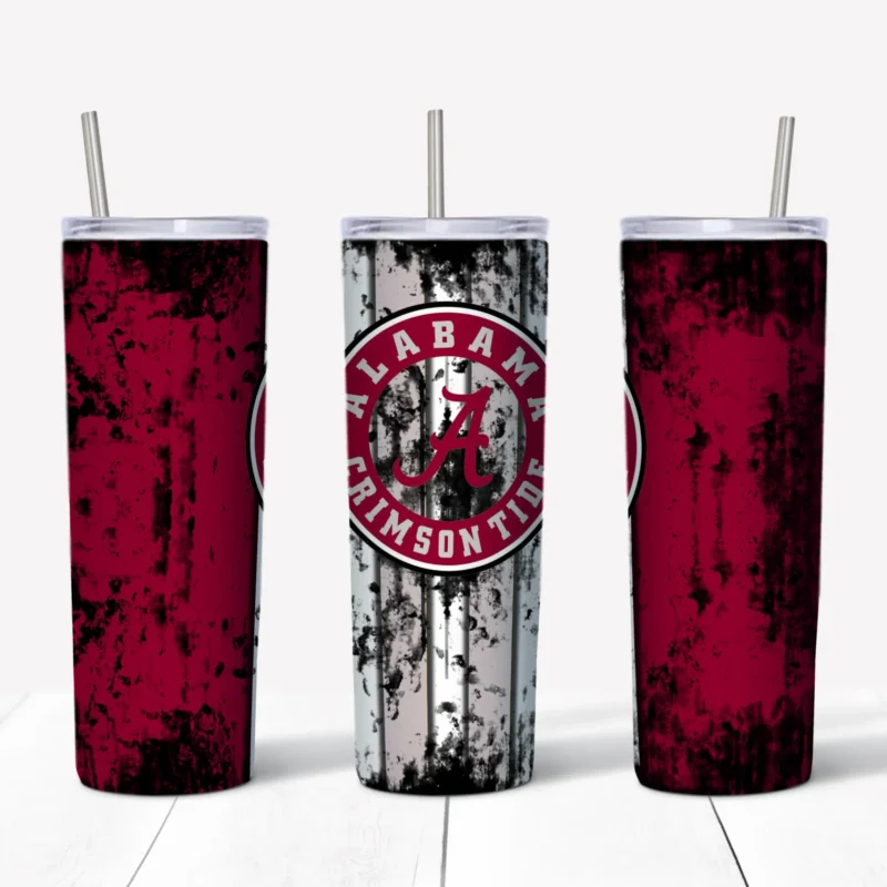 Alabama Crimson Tide 20 oz tumbler sublimation wrap