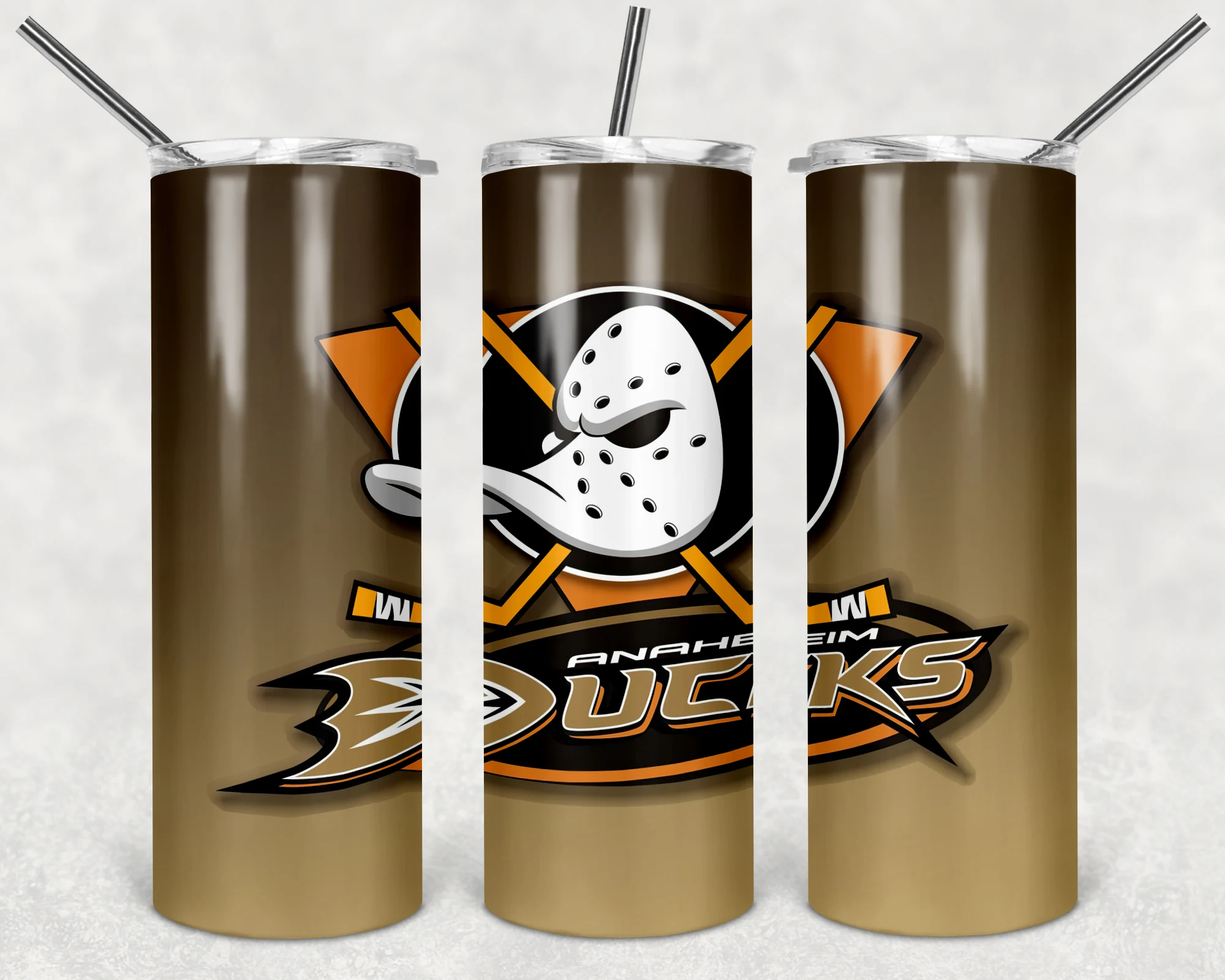 Anaheim Ducks 20 oz tumbler sublimation wrap