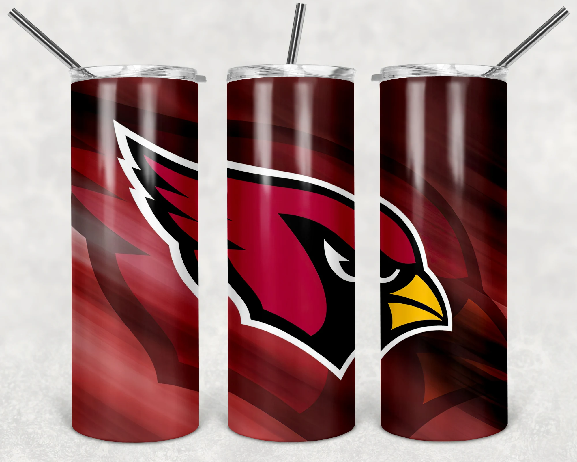 Arizona Cardinals 20 oz tumbler sublimation wrap