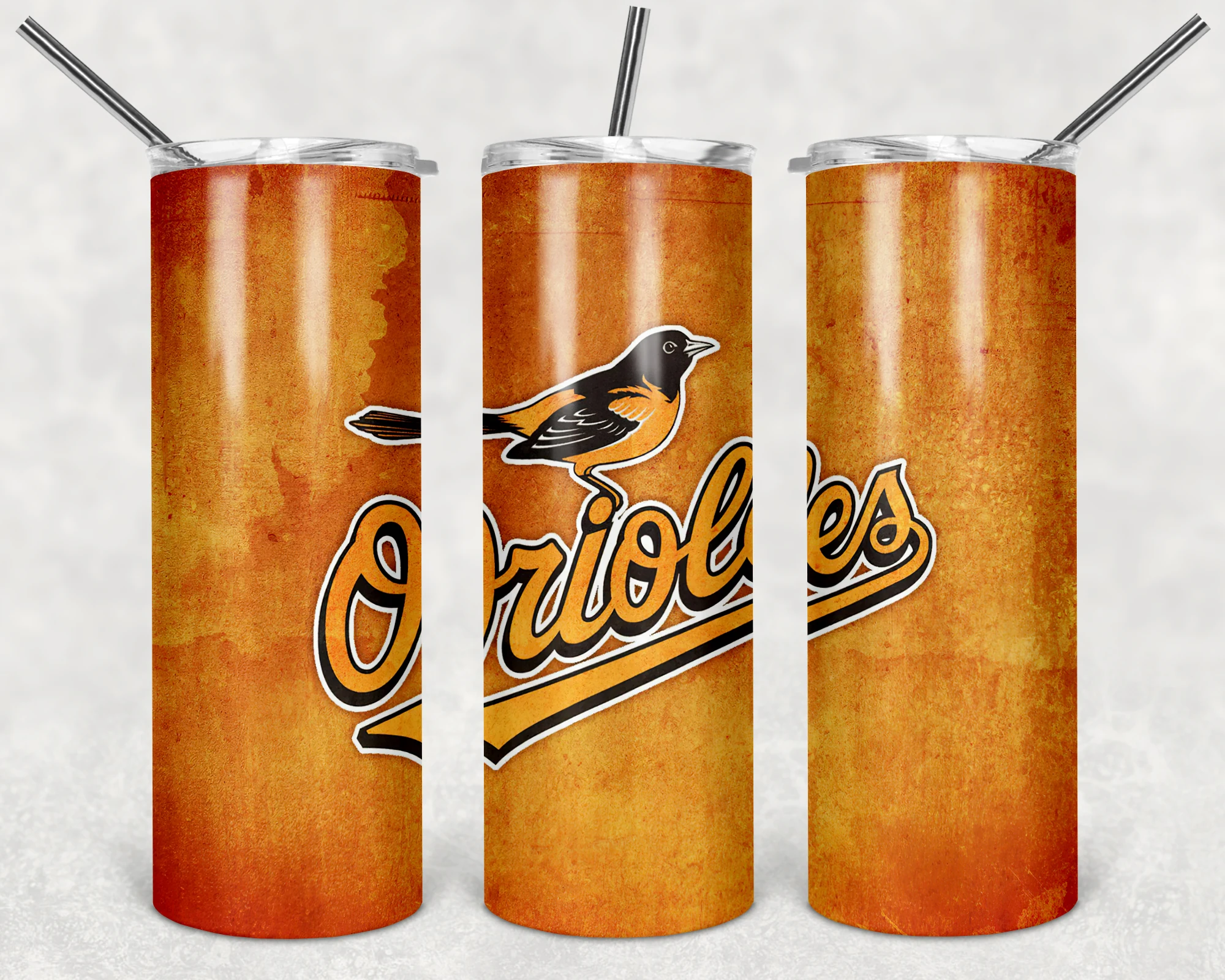 Baltimore Orioles 20 oz tumbler sublimation wrap