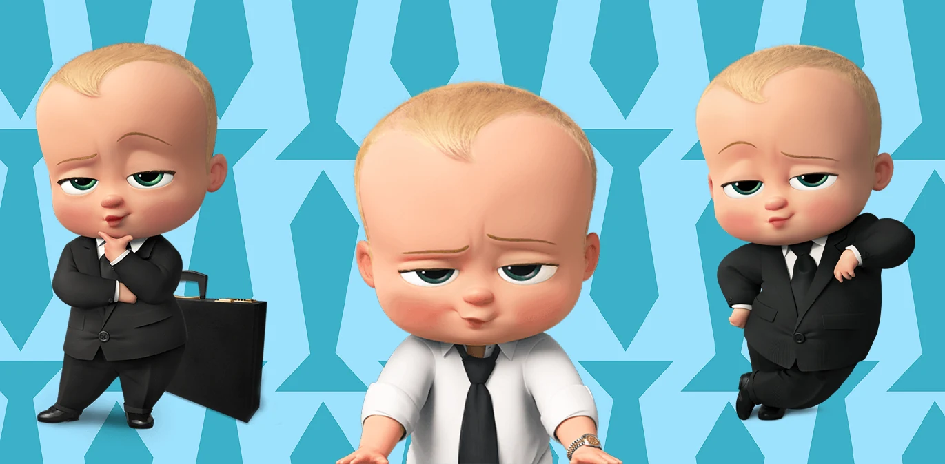 Boss Baby Briefcase Sippy Cup Design 12 oz sippy cup sublimation wrap
