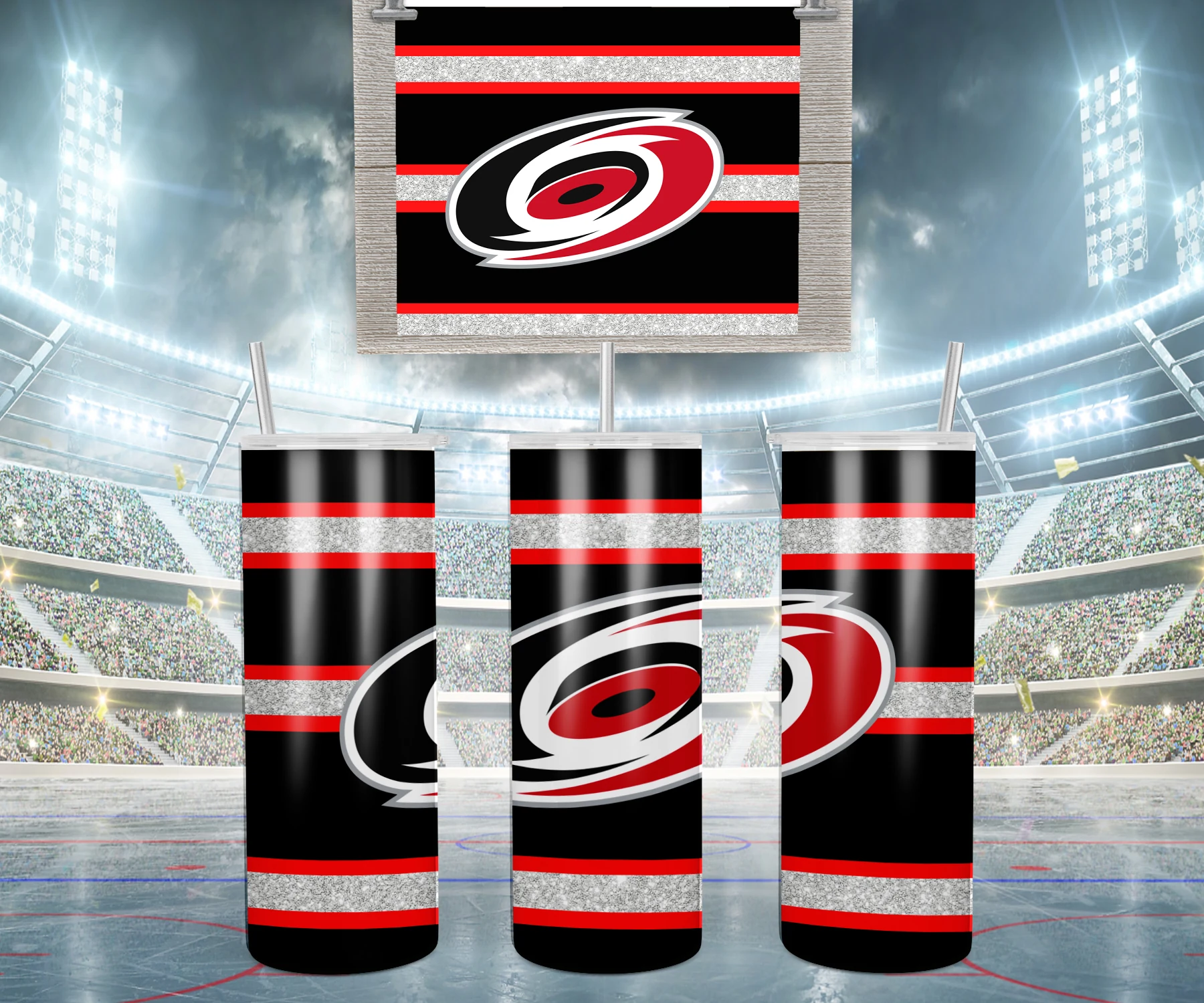 Carolina 20 oz tumbler sublimation wrap