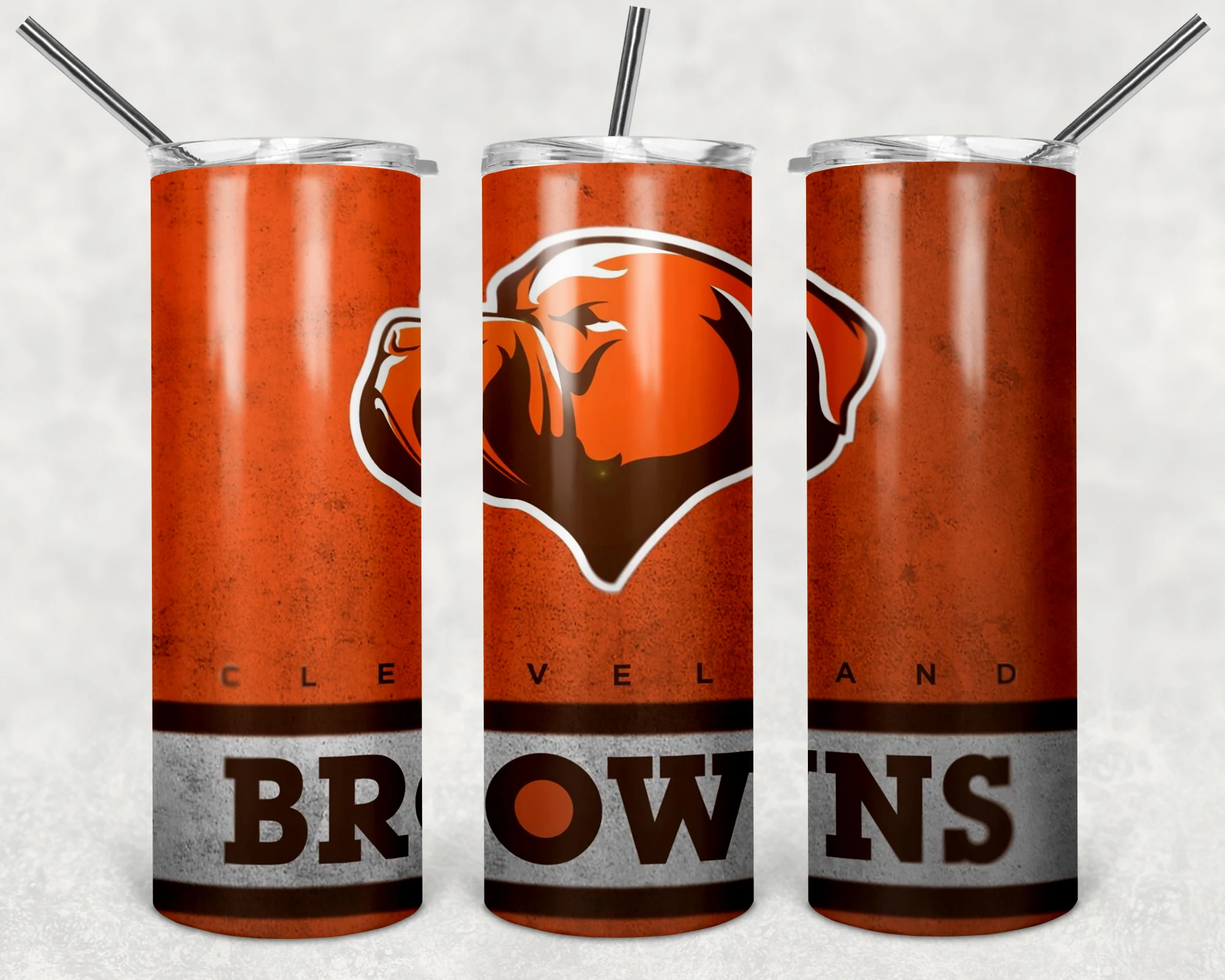 Cleveland Browns 20 oz tumbler sublimation wrap