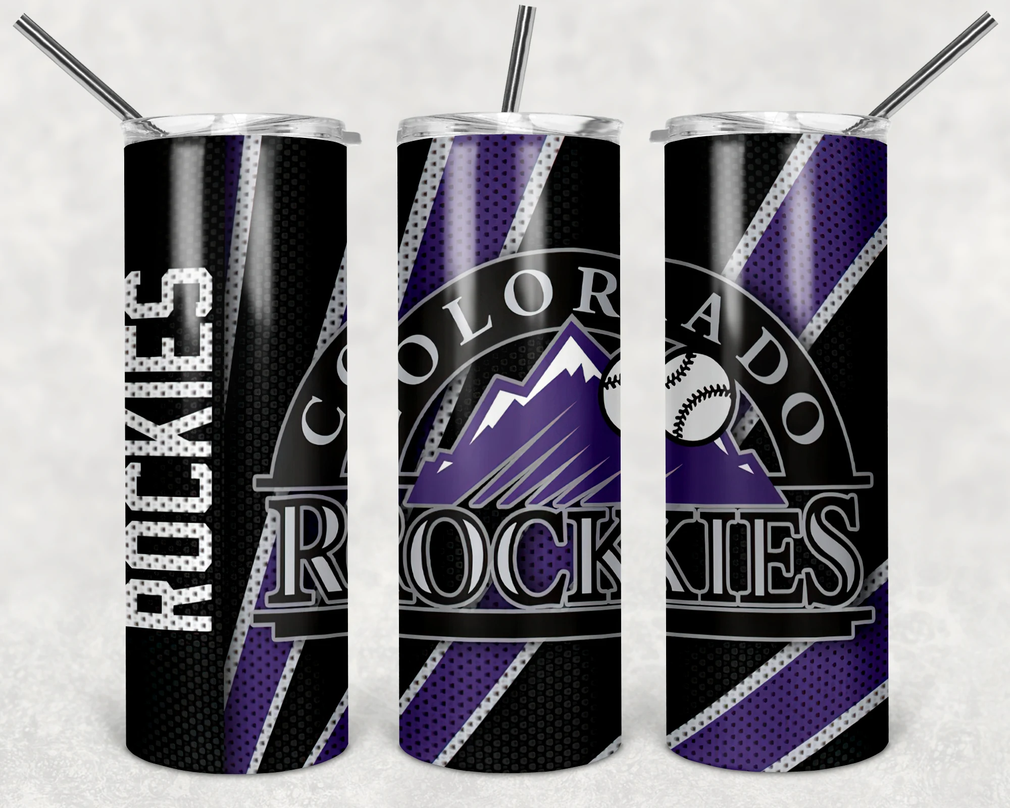 Colorado Rockies 20 oz tumbler sublimation wrap