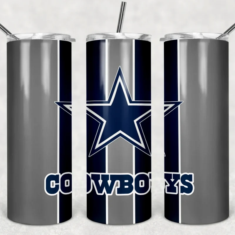 Dallas Cowboys 20 oz tumbler sublimation wrap