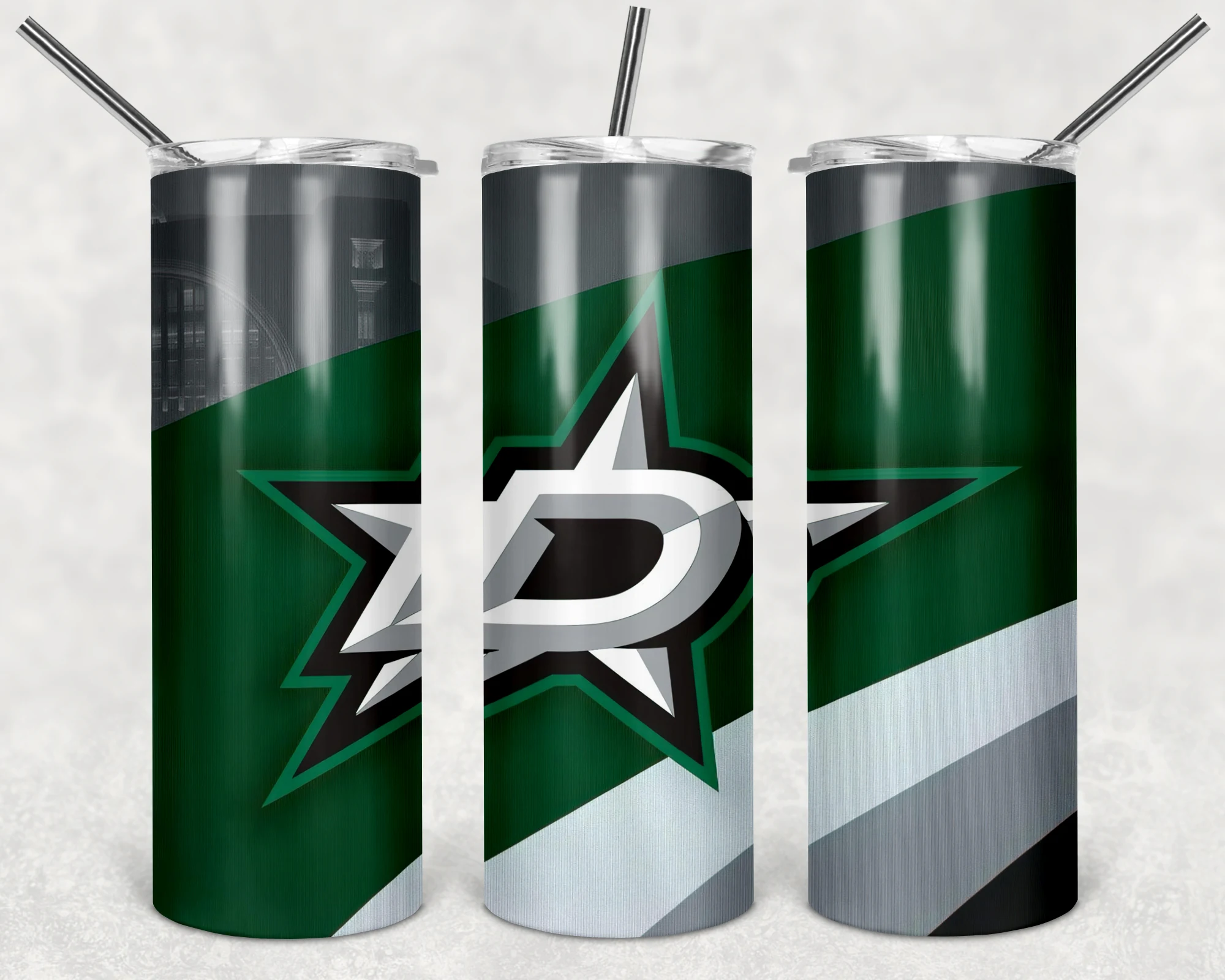 Dallas Stars 20 oz tumbler sublimation wrap