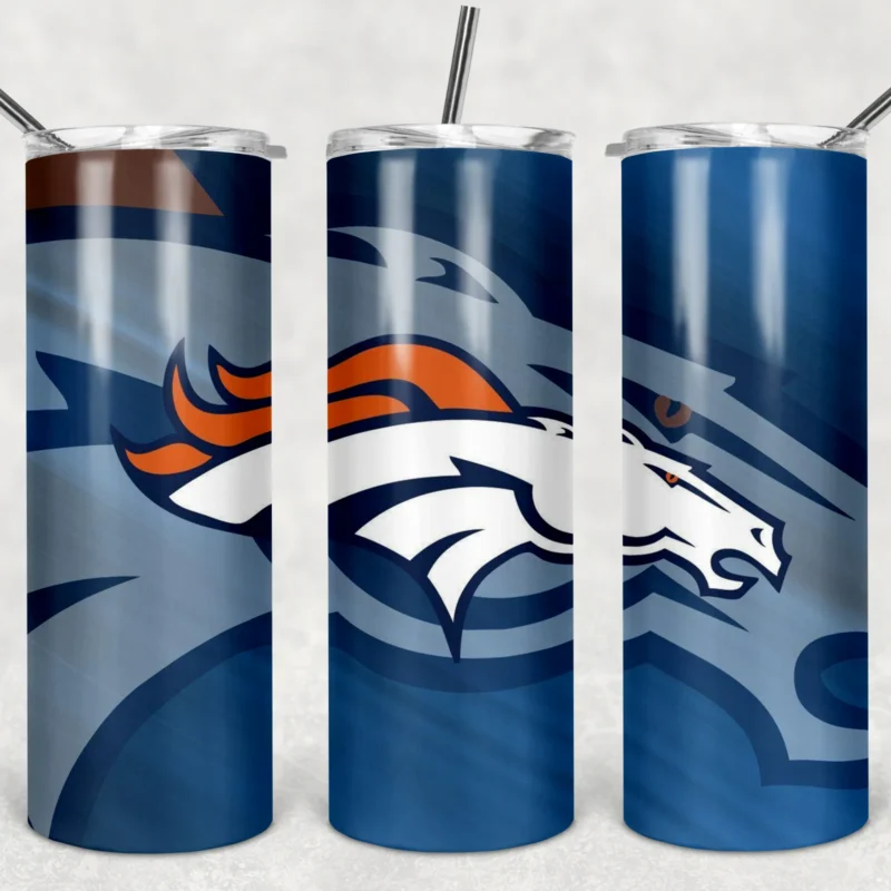 Denver Broncos 20 oz tumbler sublimation wrap