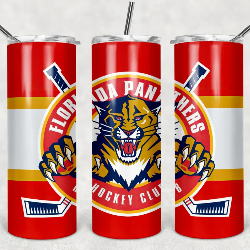 Florida Panthers 20 oz tumbler sublimation wrap