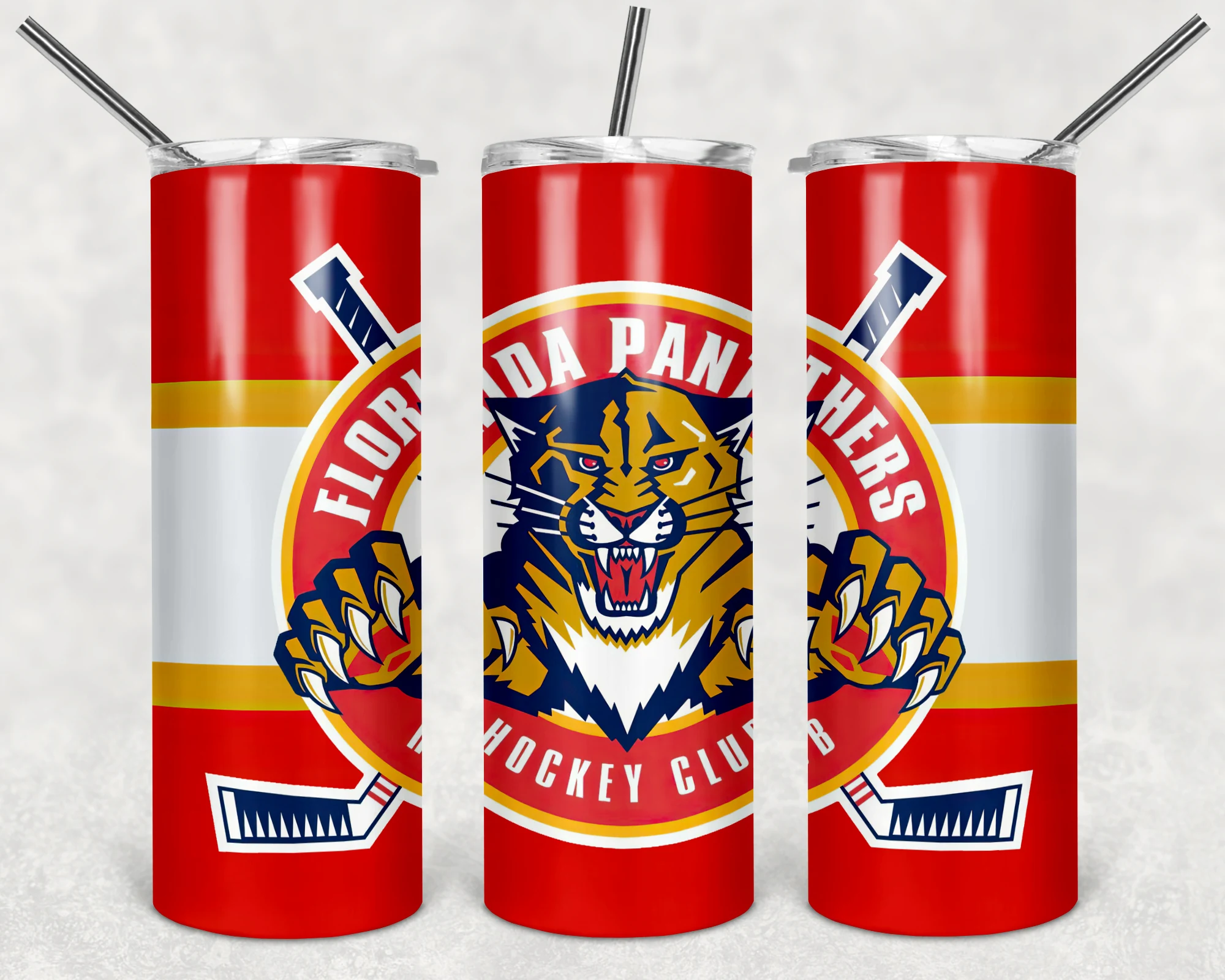 Florida Panthers 20 oz tumbler sublimation wrap