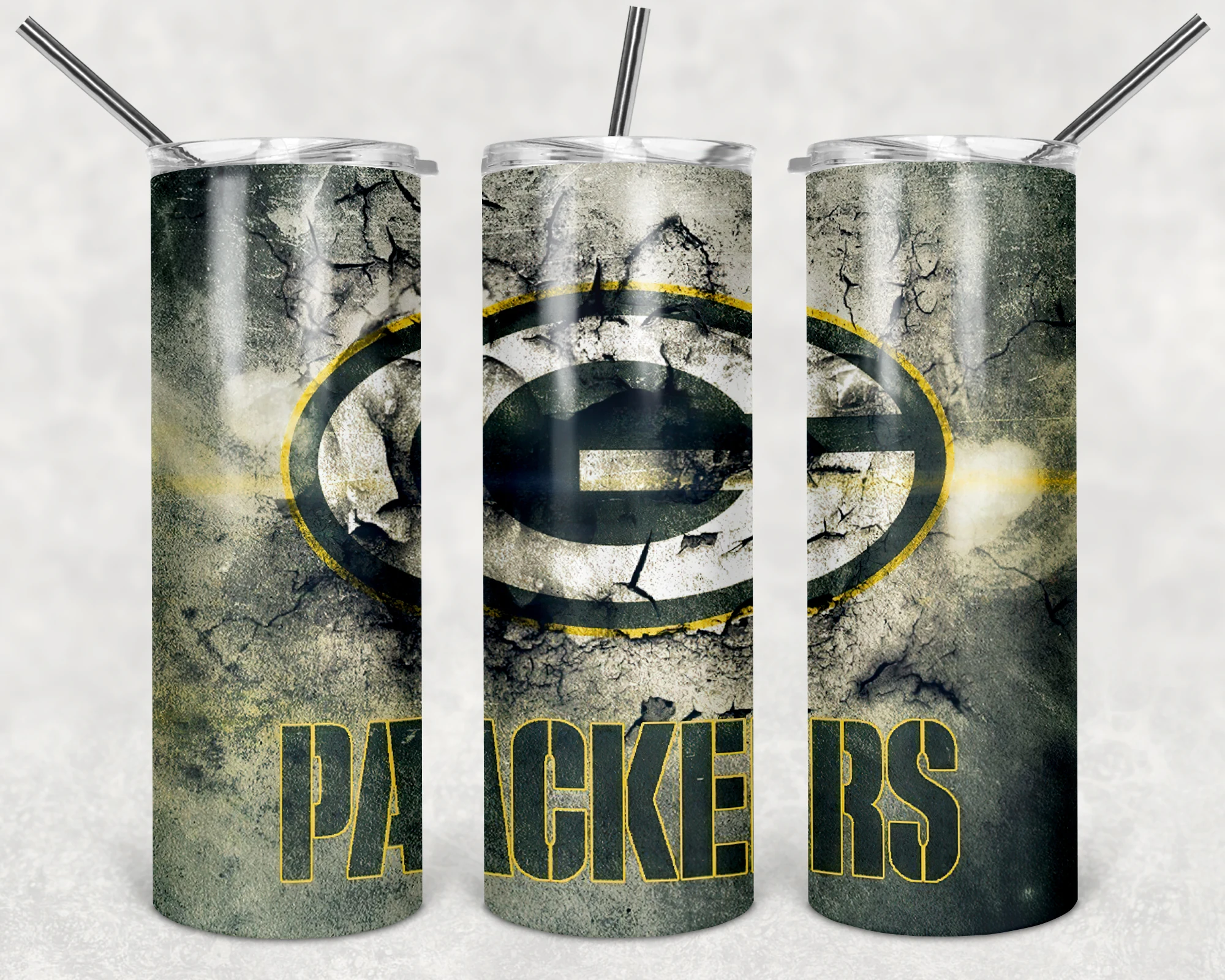 Green Bay Packers 20 oz tumbler sublimation wrap