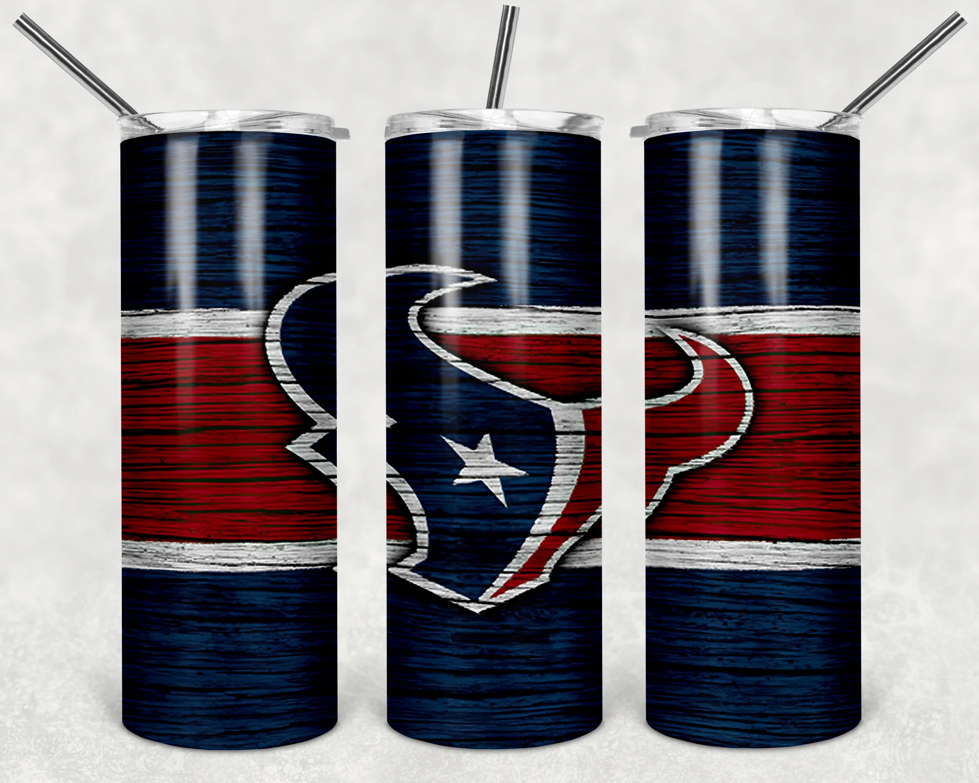 Houston Texans 20 oz tumbler sublimation wrap