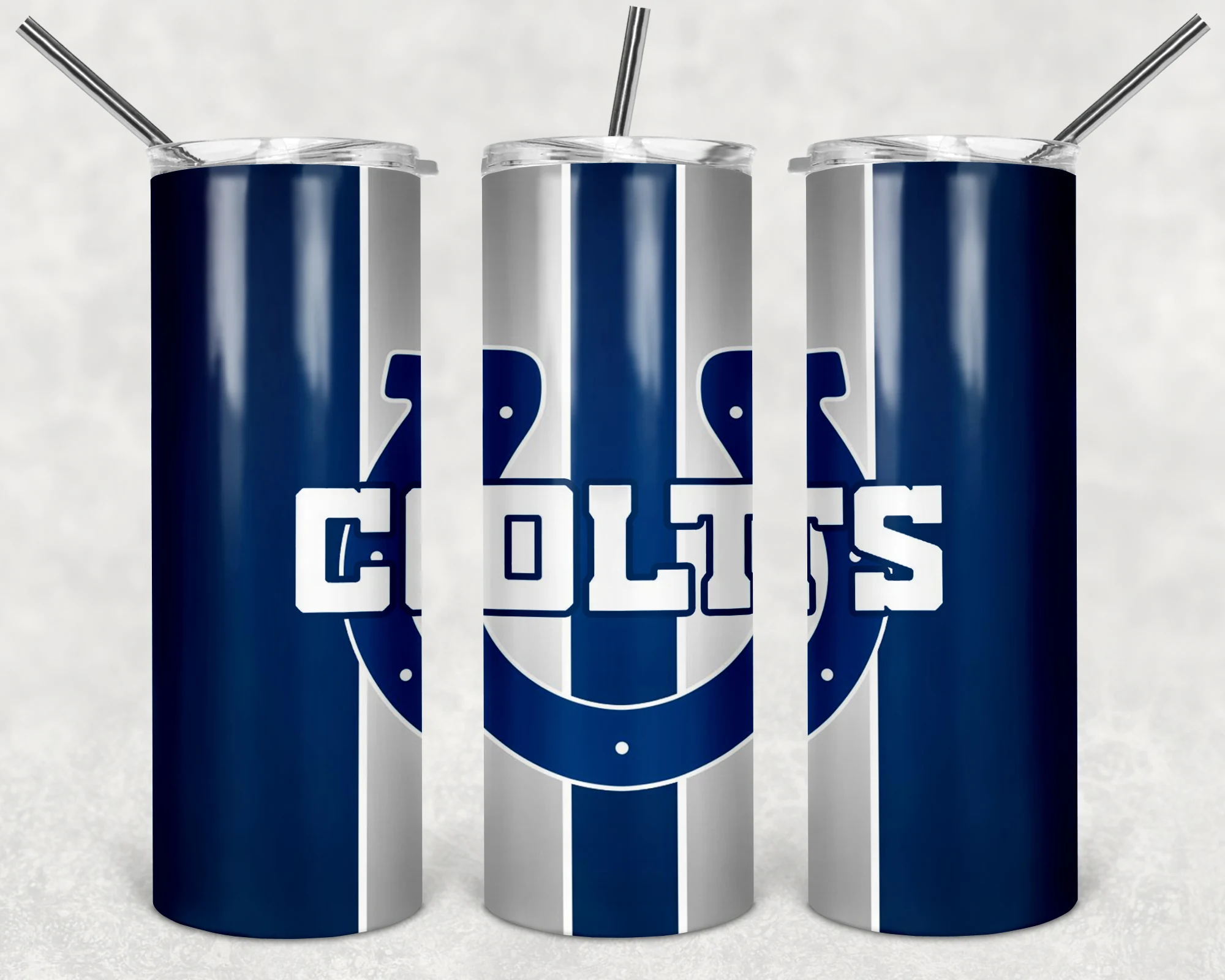 Indianapolis Colts 20 oz tumbler sublimation wrap