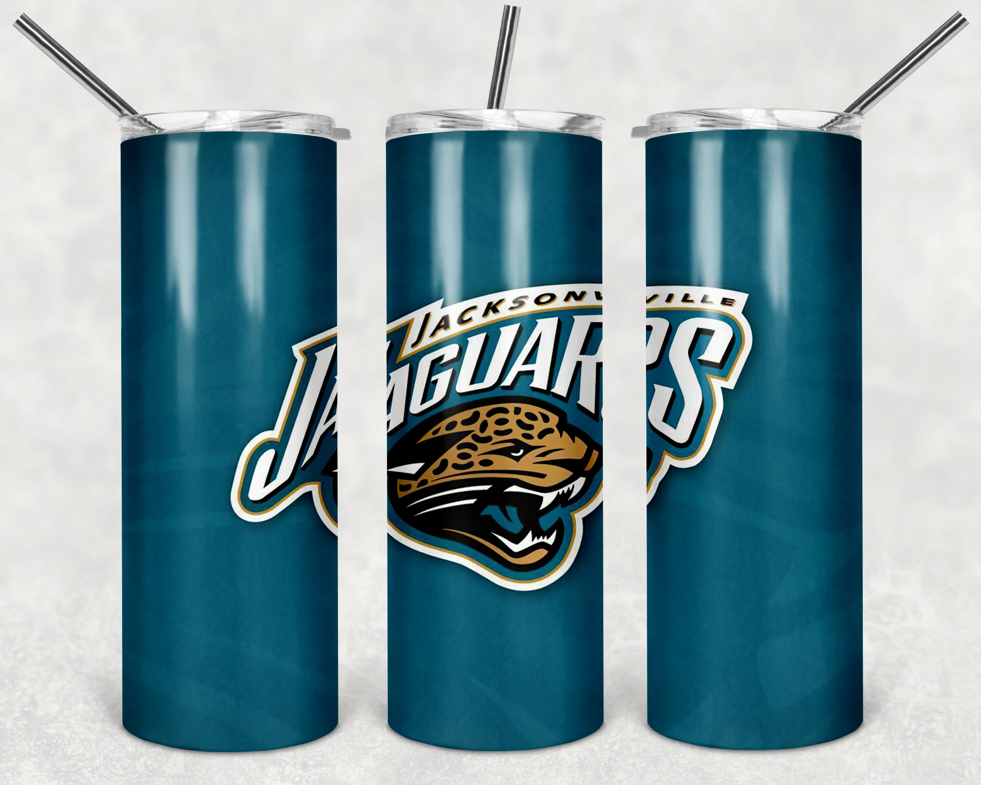 Jacksonville Jaguars 20 oz tumbler sublimation wrap