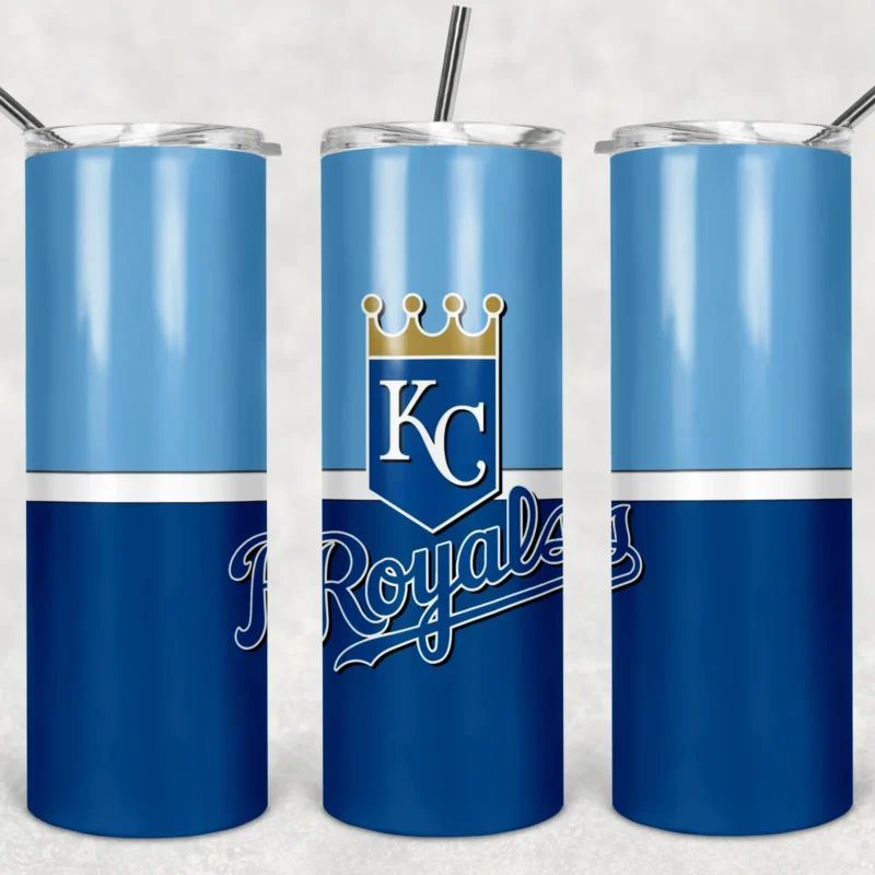 Kansas City Royals 20 oz tumbler sublimation wrap