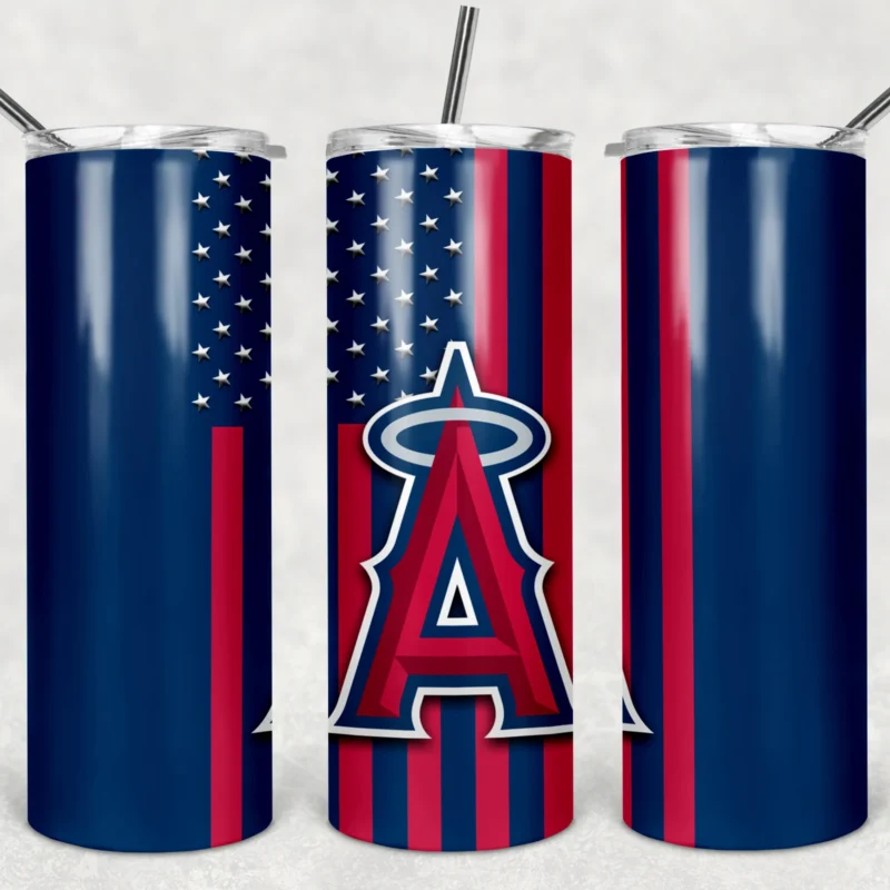 Los Angeles Angels 20 oz tumbler sublimation wrap