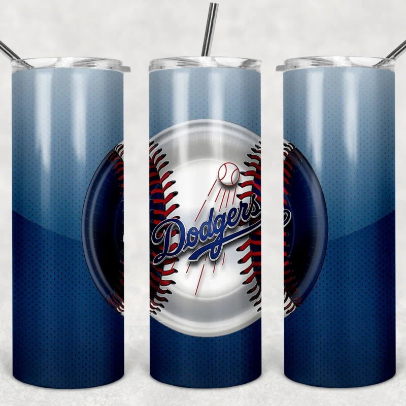 Los Angeles Dodgers 20 oz tumbler sublimation wrap