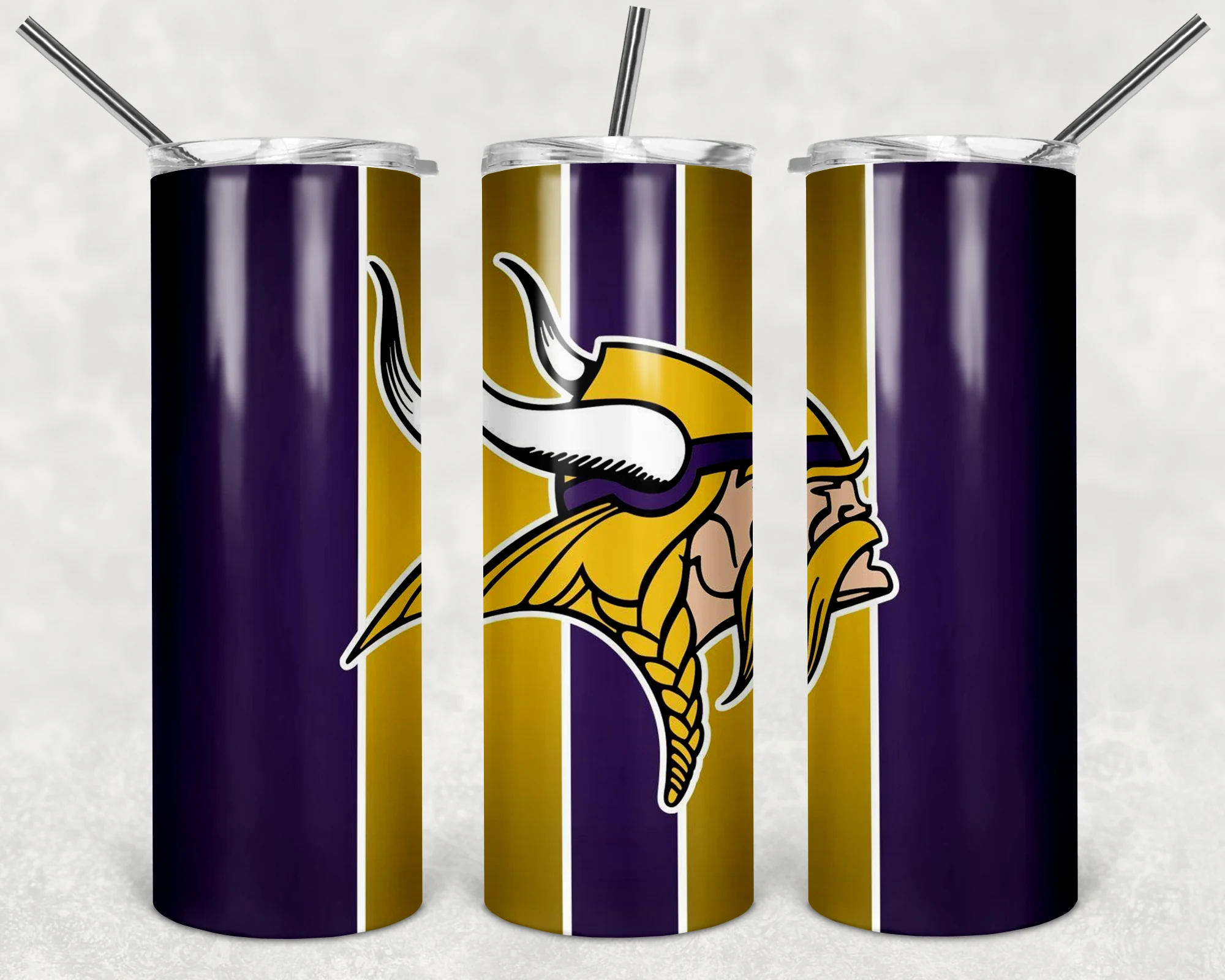 Minnesota Vikings 20 oz tumbler sublimation wrap