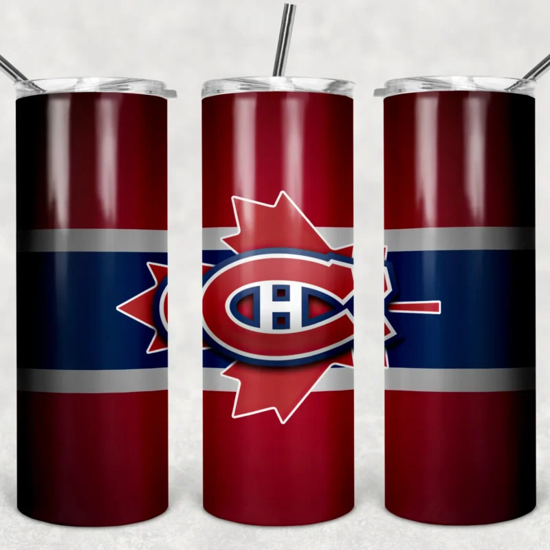 Montreal Canadiens 20 oz tumbler sublimation wrap