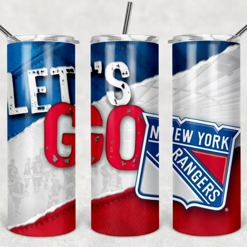 New York Rangers 20 oz tumbler sublimation wrap