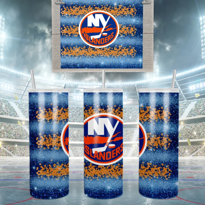 NY Islanders 20 oz tumbler sublimation wrap