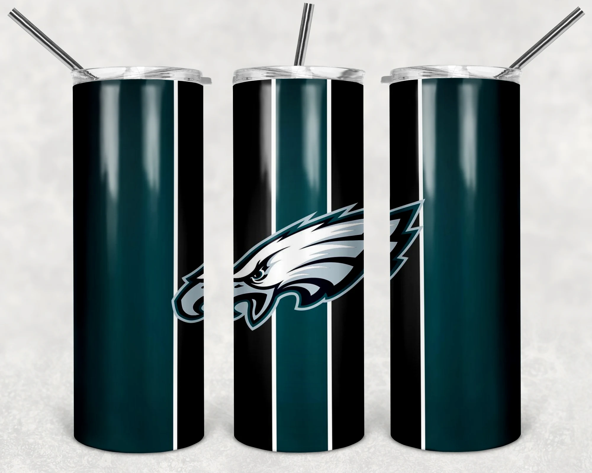 Philadelphia Eagles 20 oz tumbler sublimation wrap