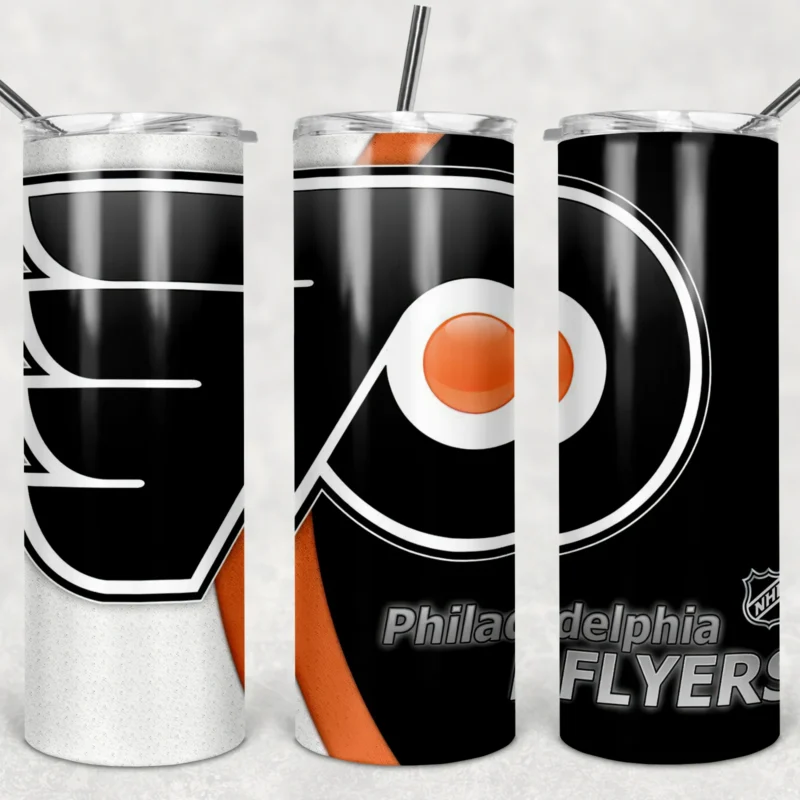 Philadelphia Flyers 20 oz tumbler sublimation wrap