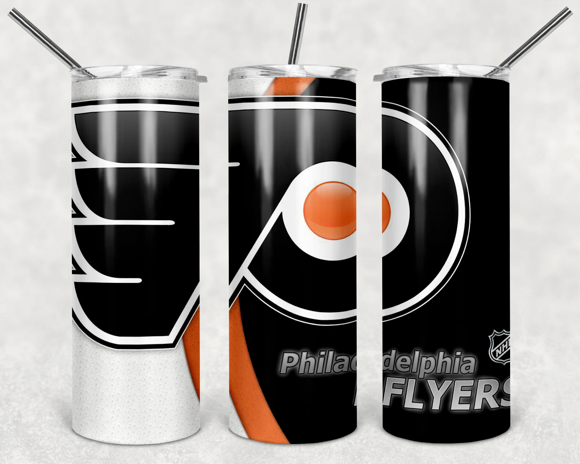 Philadelphia Flyers 20 oz tumbler sublimation wrap