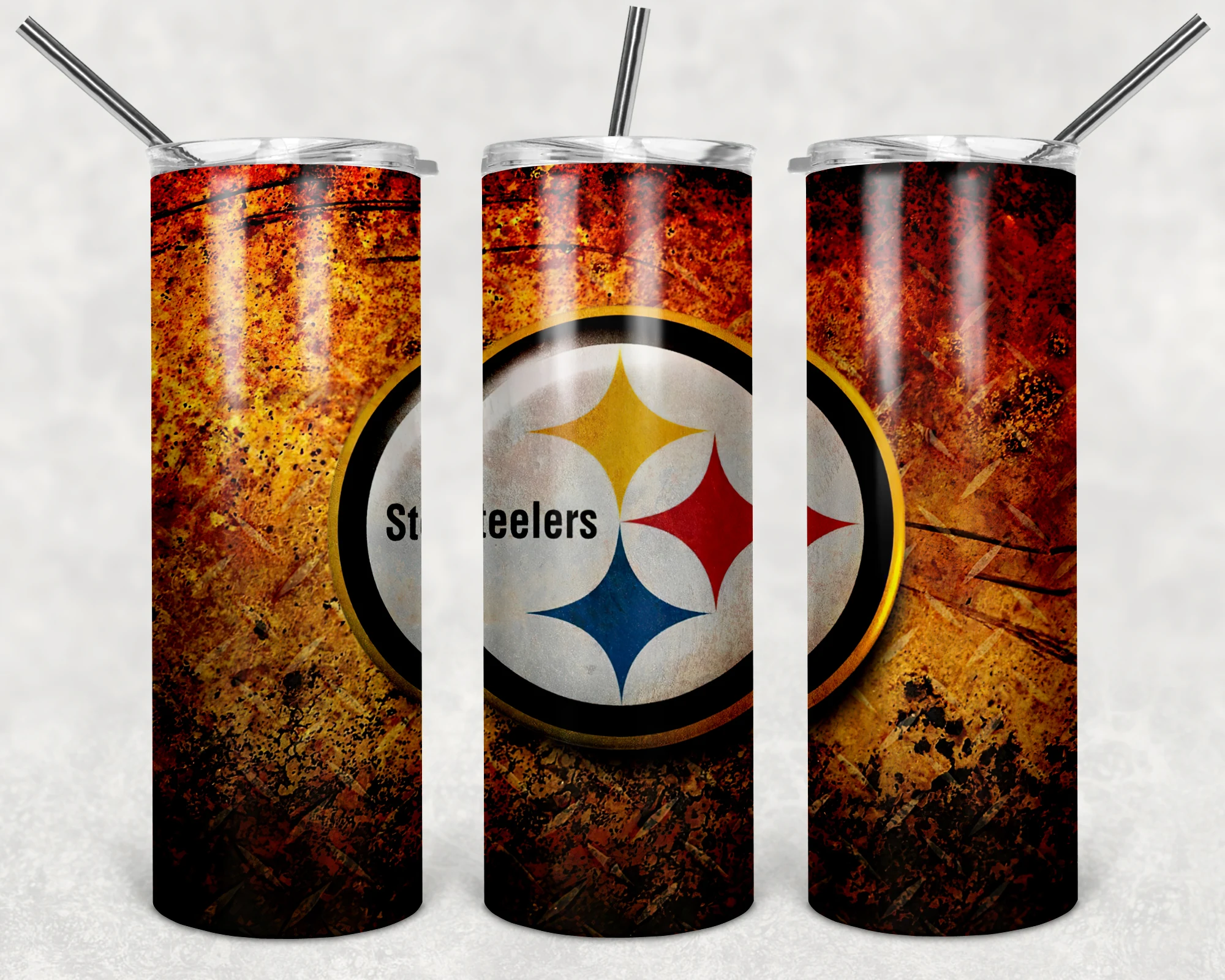Pittsburgh Steelers 20 oz tumbler sublimation wrap