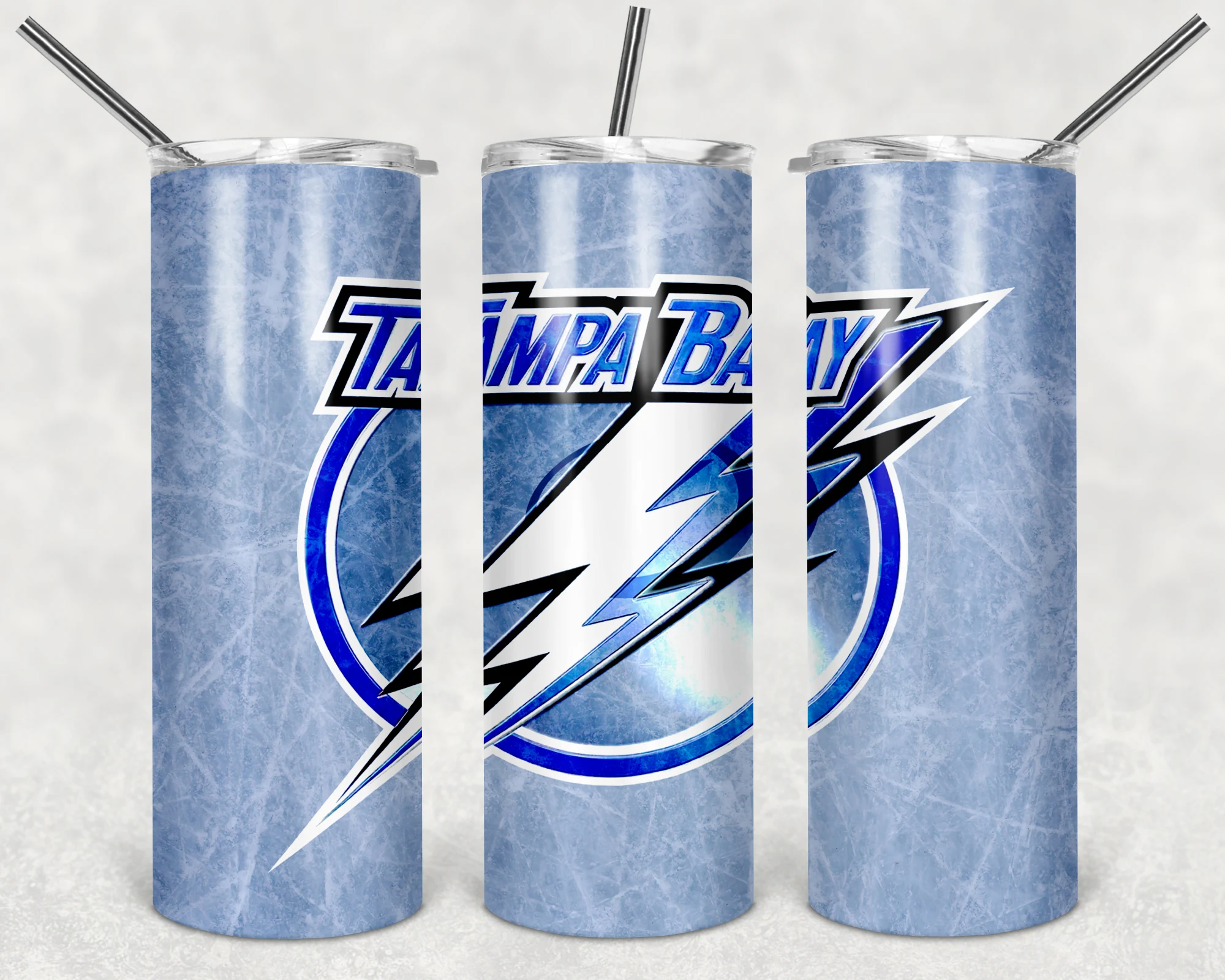 Tampa Bay Lightning 20 oz tumbler sublimation wrap