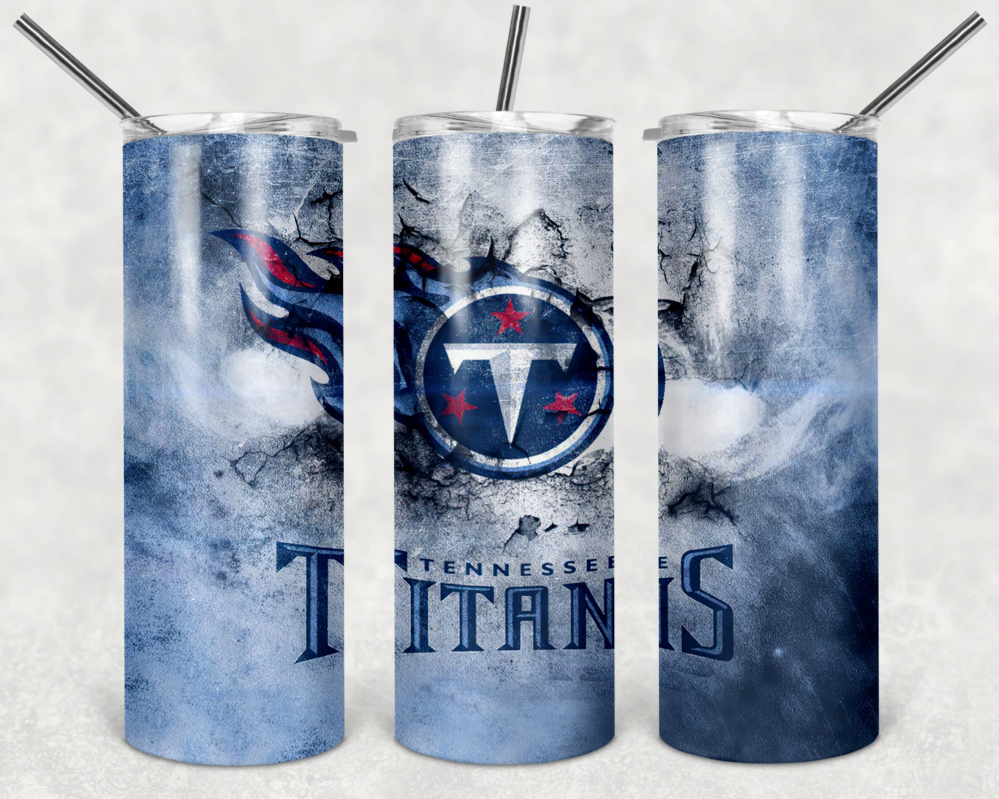 Tennessee Titans 20 oz tumbler sublimation wrap
