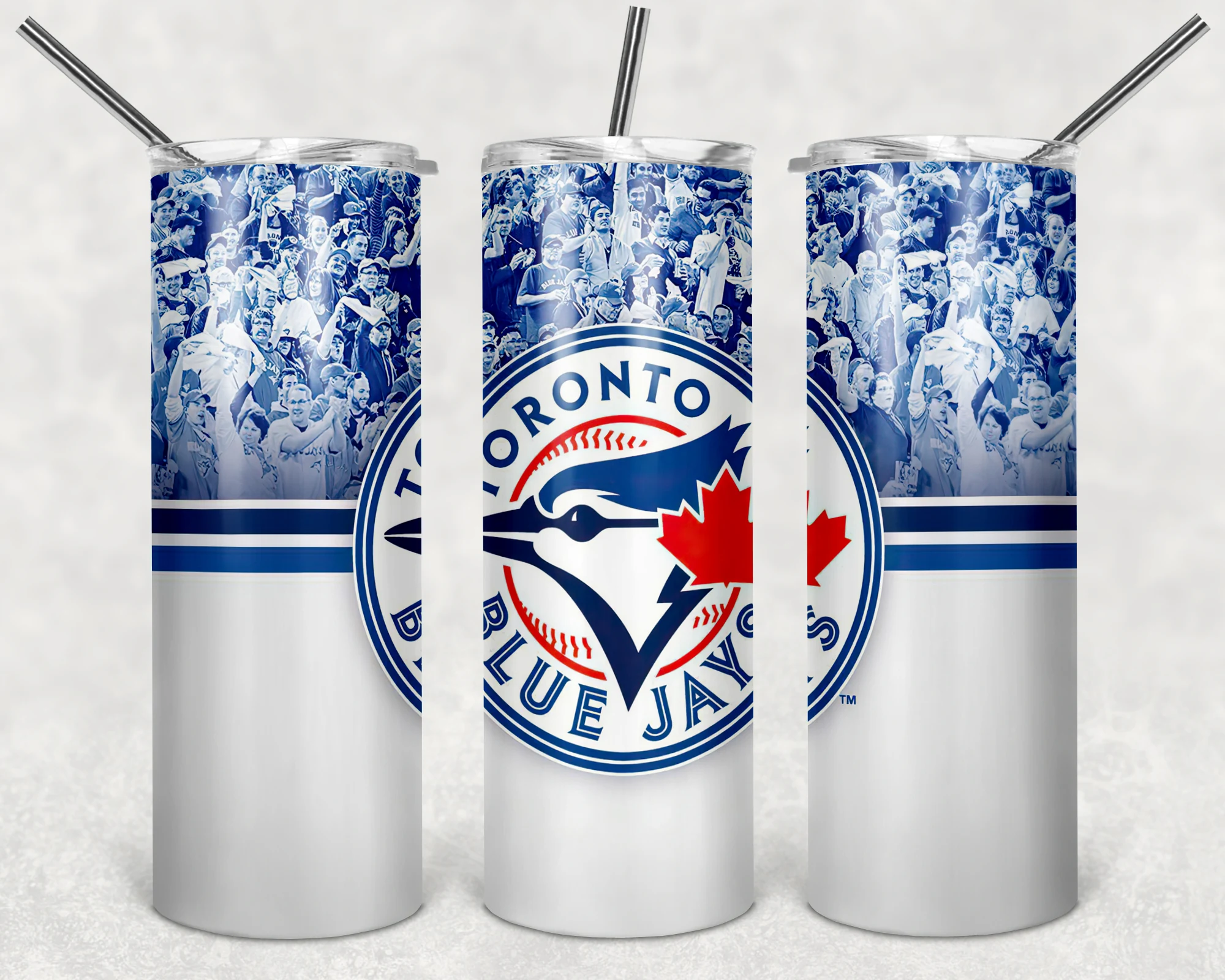 Toronto Blue Jays 20 oz tumbler sublimation wrap