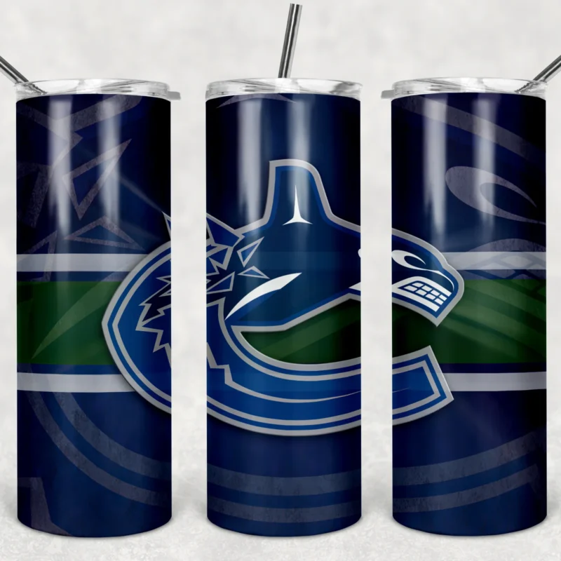 Vancouver Canucks 20 oz tumbler sublimation wrap